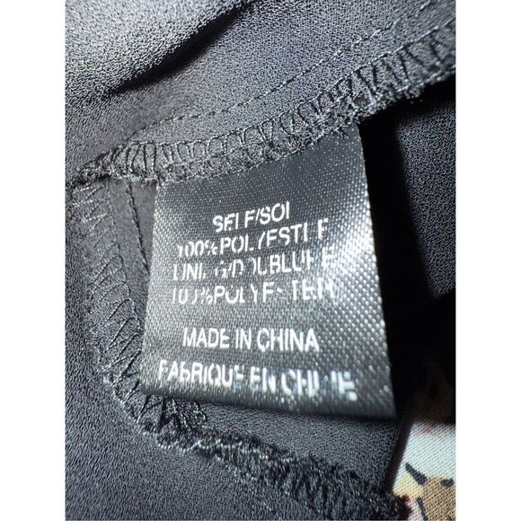 WAYF Floral Belted Surplice Neck Long Sleeve Wrap Dress Multicolor Size Large - Picture 5 of 5